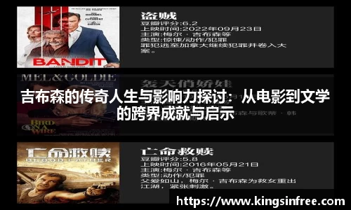 吉布森的传奇人生与影响力探讨：从电影到文学的跨界成就与启示